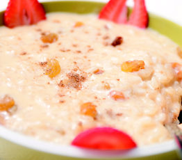 Creamy Rice Pudding With Cinnamon