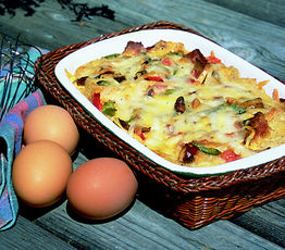 Cheese and Bacon Strata