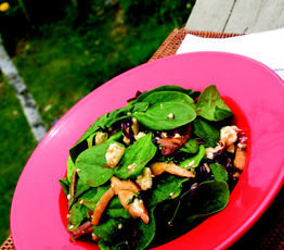 Blue Cheese, Pear and Anise Salad with Sherry-Molasses Vinaigrette