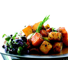 Molasses-Glazed Roasted Vegetables