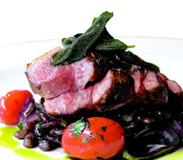 Nova Scotia Duck Breast with Flageolets