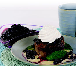 Blueberry Bread Pudding