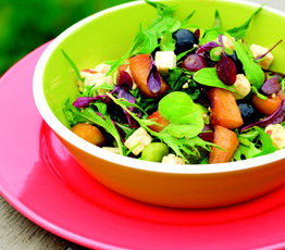 Winter Apple Salad with Shallot and Molasses Vinaigrette