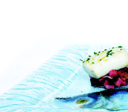 Halibut with Beet Relish
