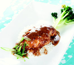 Thai Soy Peanut Molasses Chicken