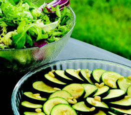 Zucchini with Pine Nuts 