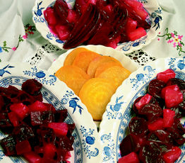 Baby Beets with Golden Pineapple Sauce