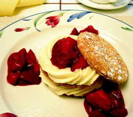 Strawberry and White Chocolate Napoleons