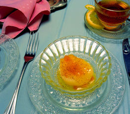 Apricot Glazed Pears