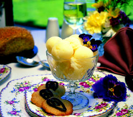 White Wine and Pear Sorbet