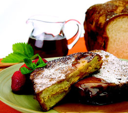 Pumpkin Cream Cheese French Toast