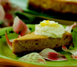 Roasted Sweet Potato Cheesecake with Gingersnap Crust