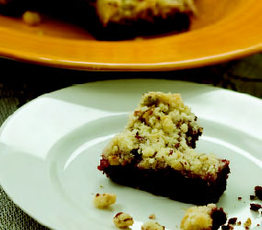 Hazelnut Crumble Brownies