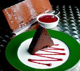 Chocolate Obsession with Raspberry Coulis