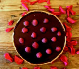 Chocolate Raspberry Flan