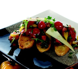 Vine-Ripened Tomato and Balsamic Bruschetta