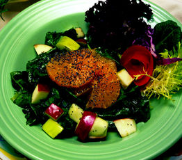 Spinach and Orange Salad with Poppy Seed Dressing