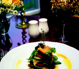 Smoked Salmon Napoleon Salad