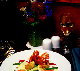 Salad of Asparagus, Artichokes and Crisp Prosciutto