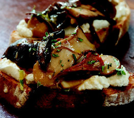 Mushroom and Ricotta Toast