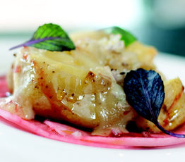 Beet and Potato Melt with Cape Vessey Cheese