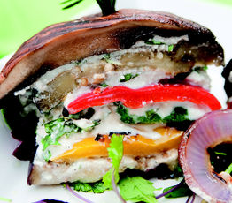 Grilled Vegetable and Herbed Ricotta Napeleon