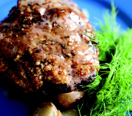 Pork Chops Dijonnaise with Fennel