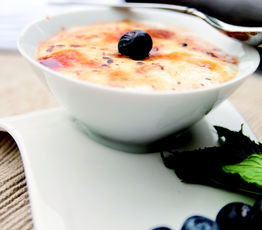 Easy Blueberry Creme Brulee