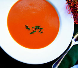 Sweet Potato and Roasted Red Pepper Soup