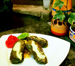 Dolmades with Lemon Sauce