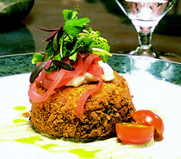 Potato-Crusted Snow Crab Cakes