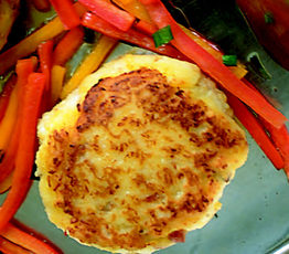 Fish-Leek Cakes