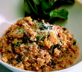 Barley Risotto With Autumn Squash and Swiss Chard