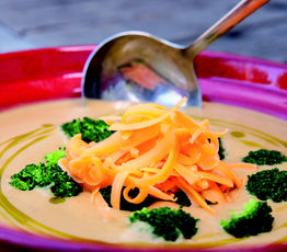 Curried Broccoli and Cheddar Soup