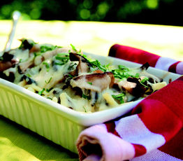 Wild Mushroom and Spaetzle Gratin