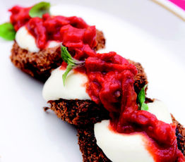 Fried Green Tomato Parmesan