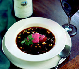 Smoked Duck, Wild Rice and Corn Chowder