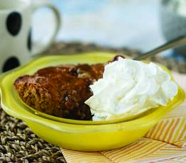 Halifax Raisin Pudding with Caramel Sauce