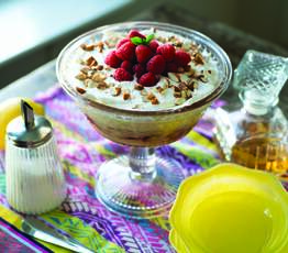 Amaretti Trifle with Sherry and Fresh Berries