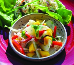 Mango, Fennel and Bell Pepper Slaw