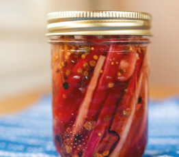 Pickled Coriander Chard With Cumin