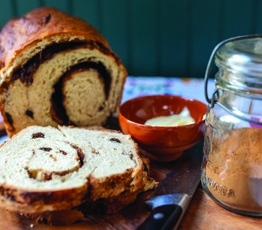 Cinnamon Swirl Plum Loaf