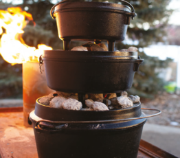 Dutch Oven Hearth Cake