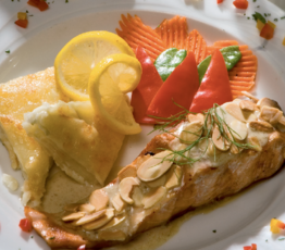 Salmon Amandine and Dauphinois