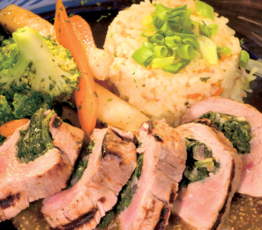Apple-Stuffed Pork Tenderloin