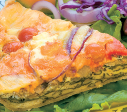 Cream Cheese Vegetarian Quiche