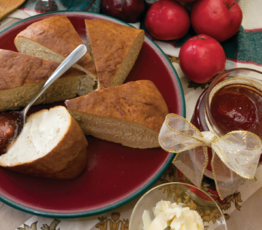 Hiibaleipa Rye Bread with Spiced Crabapple Jelly