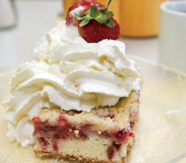 Baked-In Strawberry Shortcake