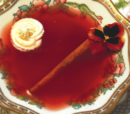 Cranberry Consommé
