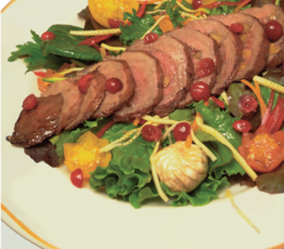 Breast of Duck Salad with Warm Vinaigrette